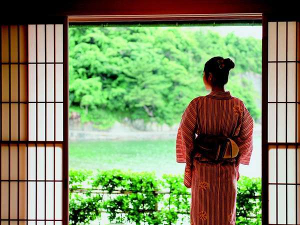 【お食事処】お食事処から見える景色