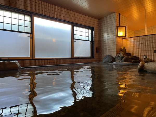 北海道遺産である"モール温泉"を使用した自慢の大浴場落ち着いた雰囲気でゆっくりお寛ぎ頂けます。