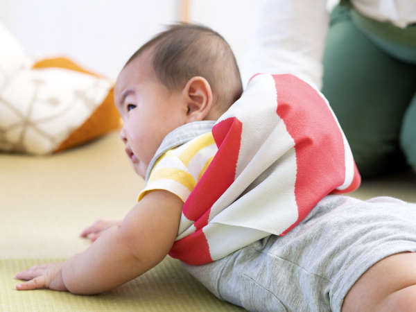 きたゆざわ　森のソラニワのプラン「【お祝い】＜Baby・誕生日1歳＞一生餅を背負っちゃおう！コロンと転ぶ姿にニッコリ　（125）」