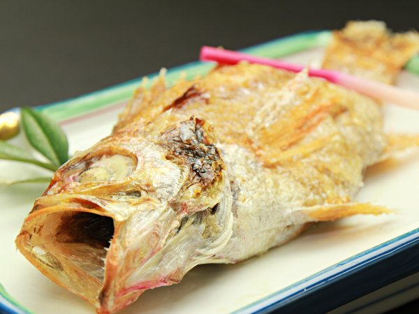 #【ご夕食一例・単品】のどぐろ。「幻の高級魚」は、身がやわらかく、贅沢な旨味が味わえます♪　