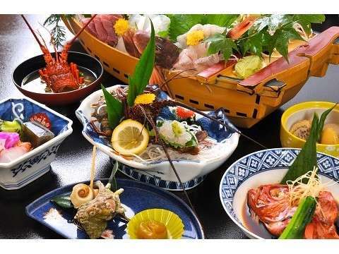 鴨川温泉　海辺の宿　恵比寿のプラン「伊勢海老のお造り＆煮魚プラン●漁師町の夕食を堪能！」
