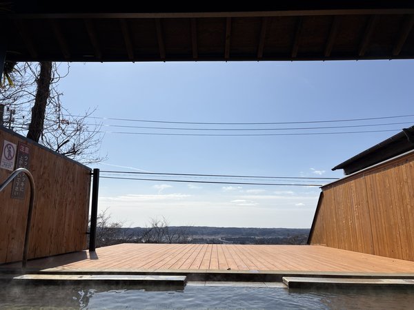 天空露天風呂(青空)