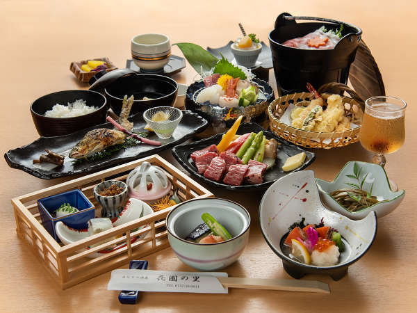 はなぞの温泉　花圃の里のプラン「【料理長一押し◆熊野牛ステーキ付】和歌山が誇る絶品ブランド牛をステーキで堪能♪リピーター様にも人気！」