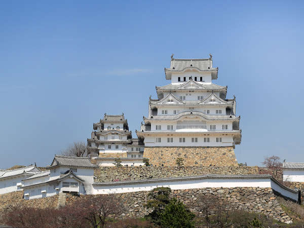 世界文化遺産・国宝「姫路城」天守閣群遠景