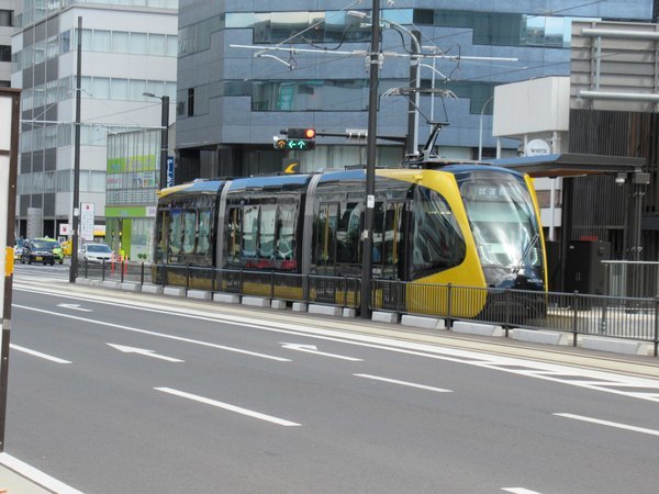 「次世代型路面電車ＬＲＴ」2023年8月26日開業！当ホテルの目の前を通ります！