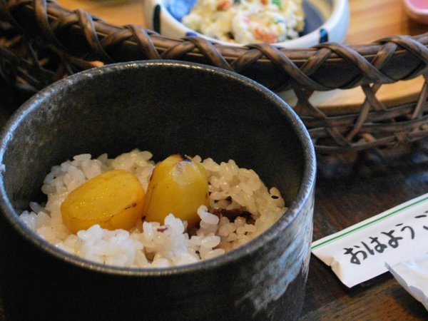 江戸より続く、山木館名物｢出立祝いの栗おこわ｣