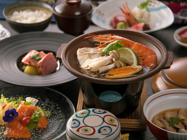朝里川温泉ホテルのプラン「【2食付】調理長おすすめ！和洋創作会席コース！２食付プラン」