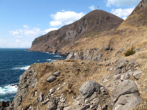 立待岬　津軽海峡をはさんで下北・津軽半島を彼方に望むビューポイント（徒歩15分ほど）