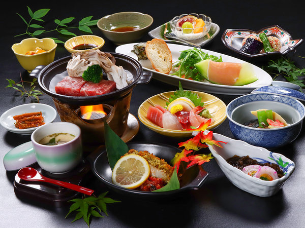 和食とイタリアンの融合が楽しめる料理宿 湯田上温泉 旅館初音の写真その2