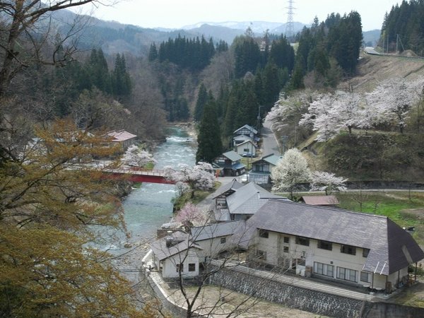 温泉郷・春