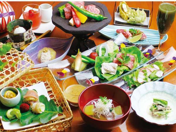 信州松本浅間温泉　別亭一花のプラン「【お日にち限定！直前割もあり♪】美味少量！お気軽会席膳プラン」