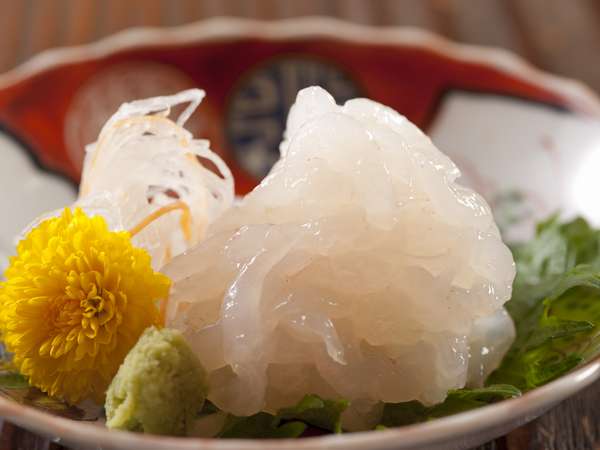 富山湾の宝石　シロエビのお刺身