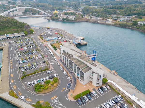 *【郷ノ浦港】当館より徒歩で約5分！壱岐の玄関口、郷ノ浦港へようこそ。