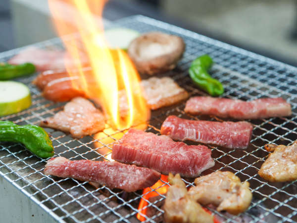 郡上産の地鶏や野菜のBBQが楽しめます♪