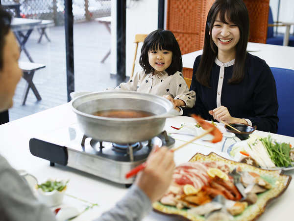 【秋冬限定-あったか鍋】当館こだわりの地元や旬の食材を使った「お鍋」