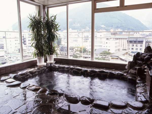【５階の展望大浴場】下呂温泉（循環ろ過）15時～24時、6時～10時までご利用可