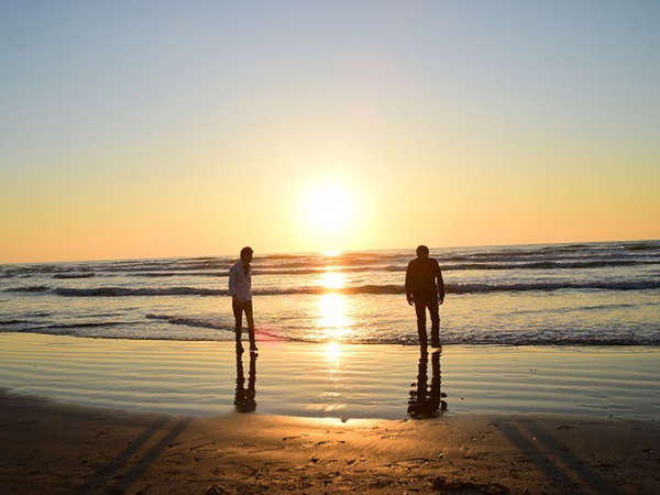 歩いて５分！日本海に沈む綺麗な夕日でうっとり