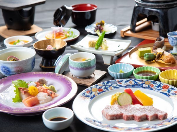 旅館とよとみ　【7種の湯めぐりを愉しむ隠れ宿】のプラン「【一番人気】至極の味わい和牛石板焼き会席★3種の家族湯無料★」