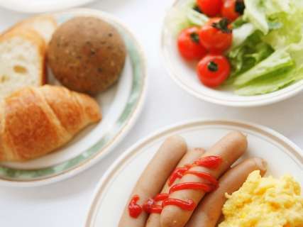 バイキング朝食☆　一日の始まりにぜひどうぞ♪♪