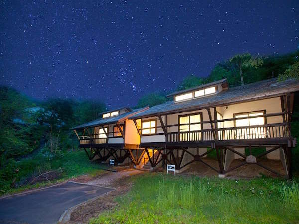 夜はきれいな星空を楽しめます。(イメージ、天候や季節によって見え方も変化します。)