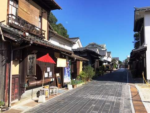 江戸時代の建物や風情が残る町並み保存地区