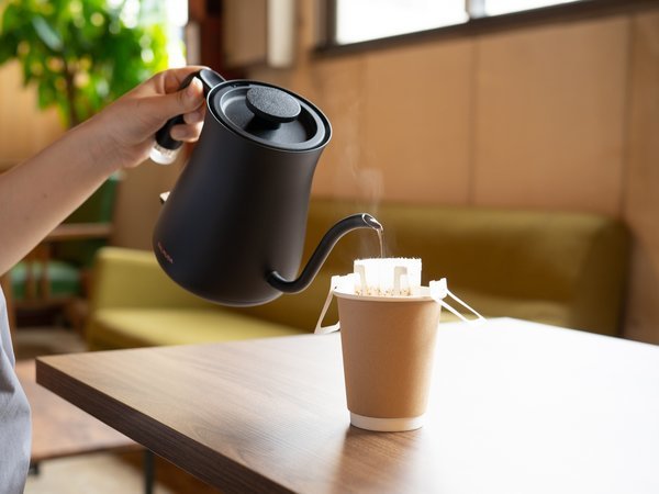 バルミューダ ザ・ポットと日南市飫肥(おび)・塒(ねぐら)珈琲のコーヒー