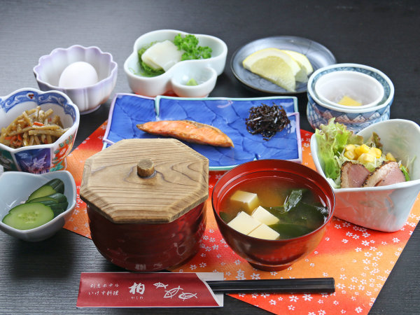 いわき湯本温泉　鮮の宿　柏のプラン「【1泊朝食付】源泉かけ流し天然温泉と和食膳朝食♪チェックイン22時までOK！ビジネス利用にも◎」