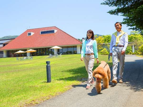 憧れのホテルライフを、大切なワンちゃんとお愉しみください。