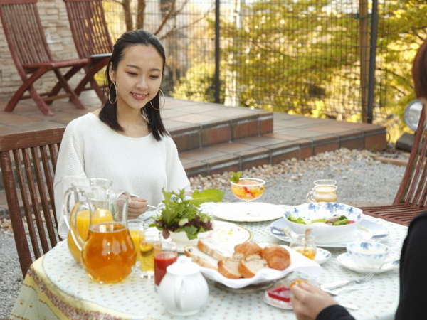 野菜本来の味を味わっていただけるのが、ルタンの朝食メニュー