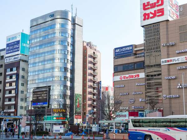 「三交イン名古屋新幹線口ANNEX」も近くにございます（左手）