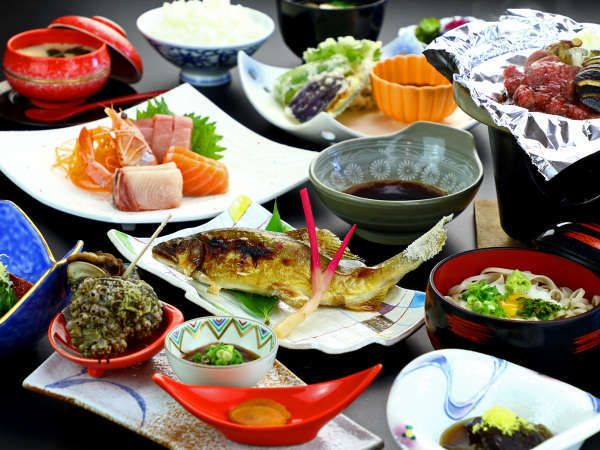 ≪夕食一例≫新鮮な川魚と信州の味覚が楽しめる自慢の料理！
