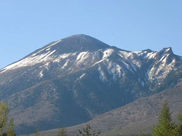 五月晴れの岩手山です。