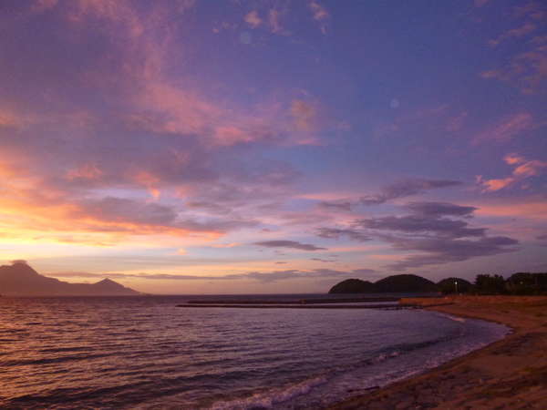 弓ヶ浜海岸からの景色