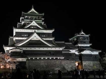 夜の熊本城