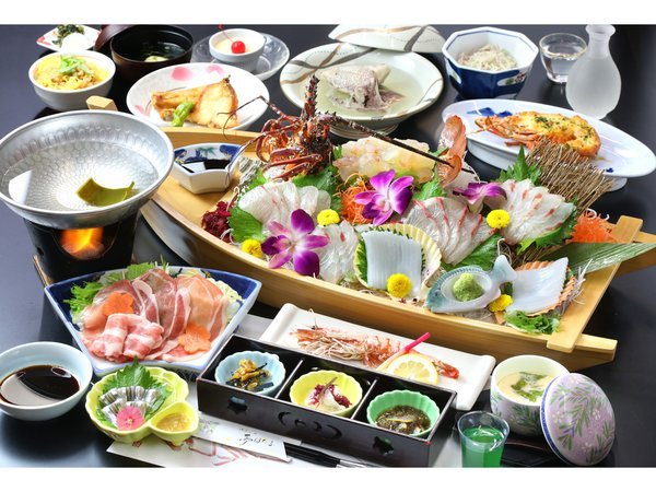 天草下田温泉　夢ほたるのプラン「【天草海の夢プラン】新鮮！ぷりぷり伊勢海老も！一年中食べられる贅沢プラン♪」