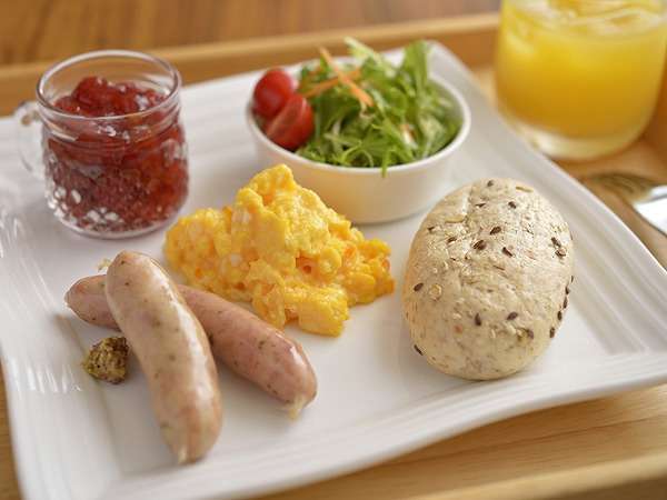 御前崎エリアで№1評価の無料朝食♪和洋をバイキング形式でご用意しております！