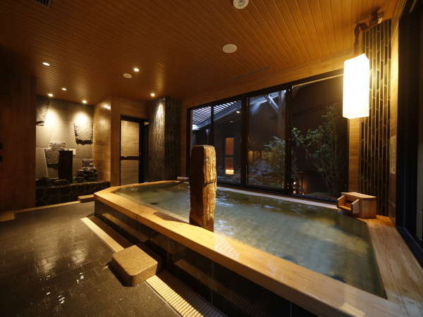 ■天然温泉大浴場『吉野桜の湯』は夜通しご利用頂けます■