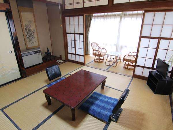 和室は、人数に応じて6～10畳まで■冬は、各部屋にこたつをご用意致します。