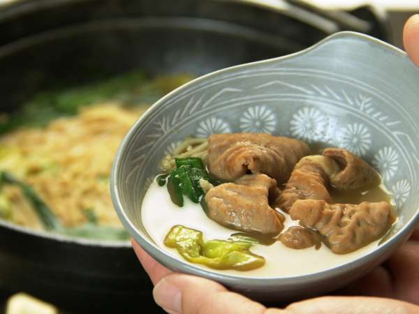 【夕食】当館名物♪もつ鍋