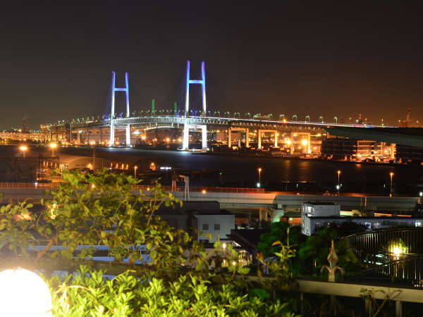 山手の丘の上から見下ろす、横浜港の大パノラマ夜景がご覧いただけます。