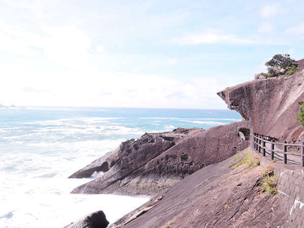 *世界遺産「鬼ヶ城」（当館から車で約5分）