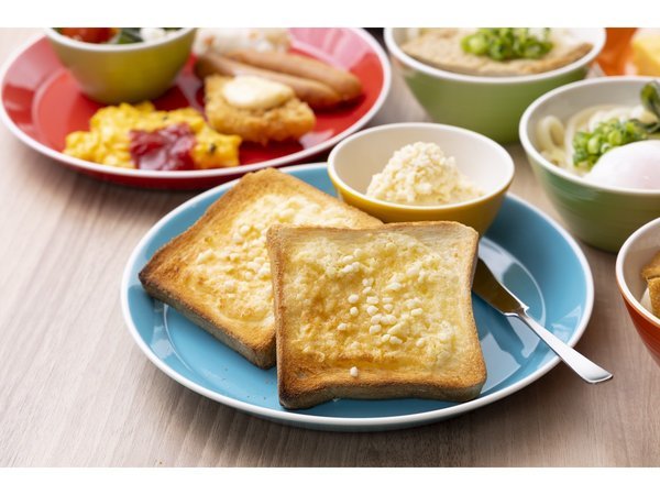 姫路名物♪アーモンドトースト！朝食でご提供しています^^ぜひご賞味ください♪