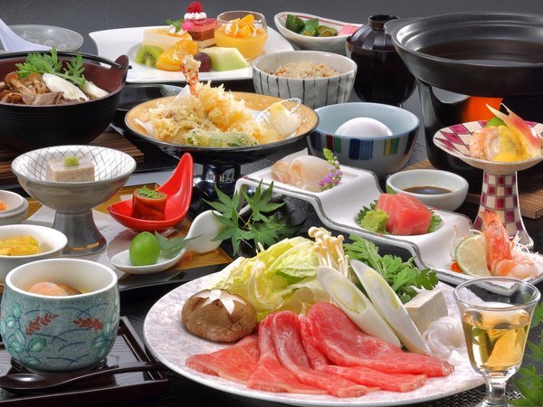 *【お食事例】<料理長おすすめ>山形牛すき焼きプラン!記憶に残るご夕食を♪