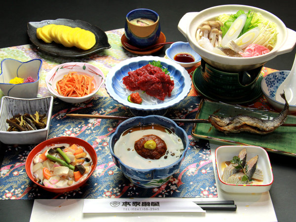 夕食一例◆季節でメニューの内容は変わります。