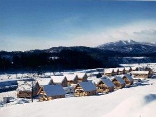 サンタハウス全景冬