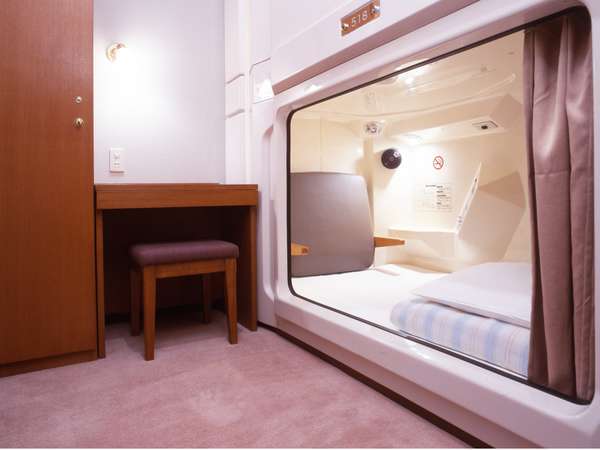 ホテルキャビナス福岡のプラン「[男性専用]個室カプセル　宿泊プラン　[Wi-Fi対応]」
