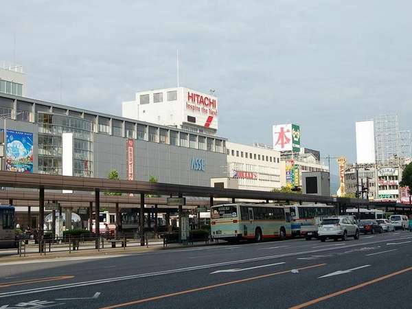 広島の玄関口、広島駅です。ホテルより徒歩３分です。