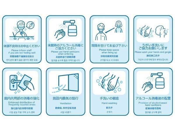 新型コロナウイルス感染症に関して当館の取り組み