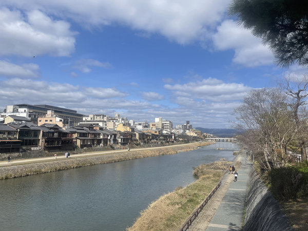 鴨川までを歩く