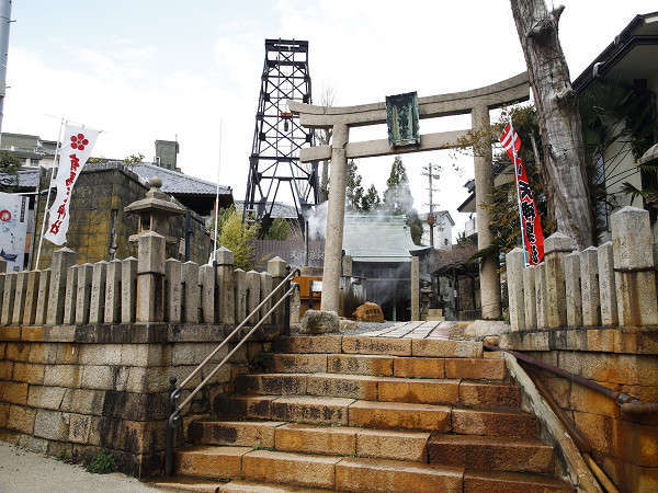 有馬温泉の天神泉源です。